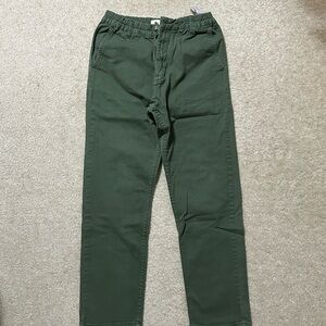 Green Cotton Trousers
